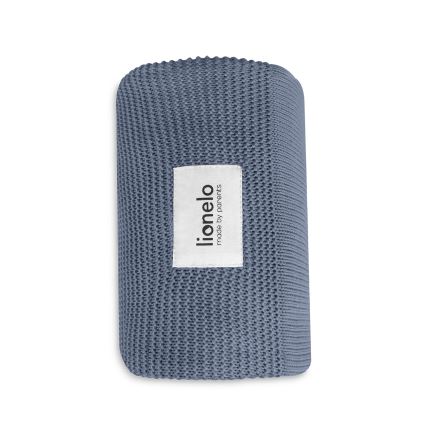 Lionelo - bērnu bambusa sega BAMBOO BLANKET 75x100 cm zila