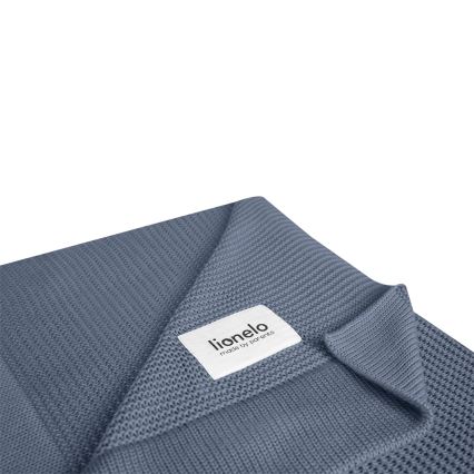 Lionelo - bērnu bambusa sega BAMBOO BLANKET 75x100 cm zila