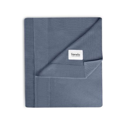 Lionelo - bērnu bambusa sega BAMBOO BLANKET 75x100 cm zila