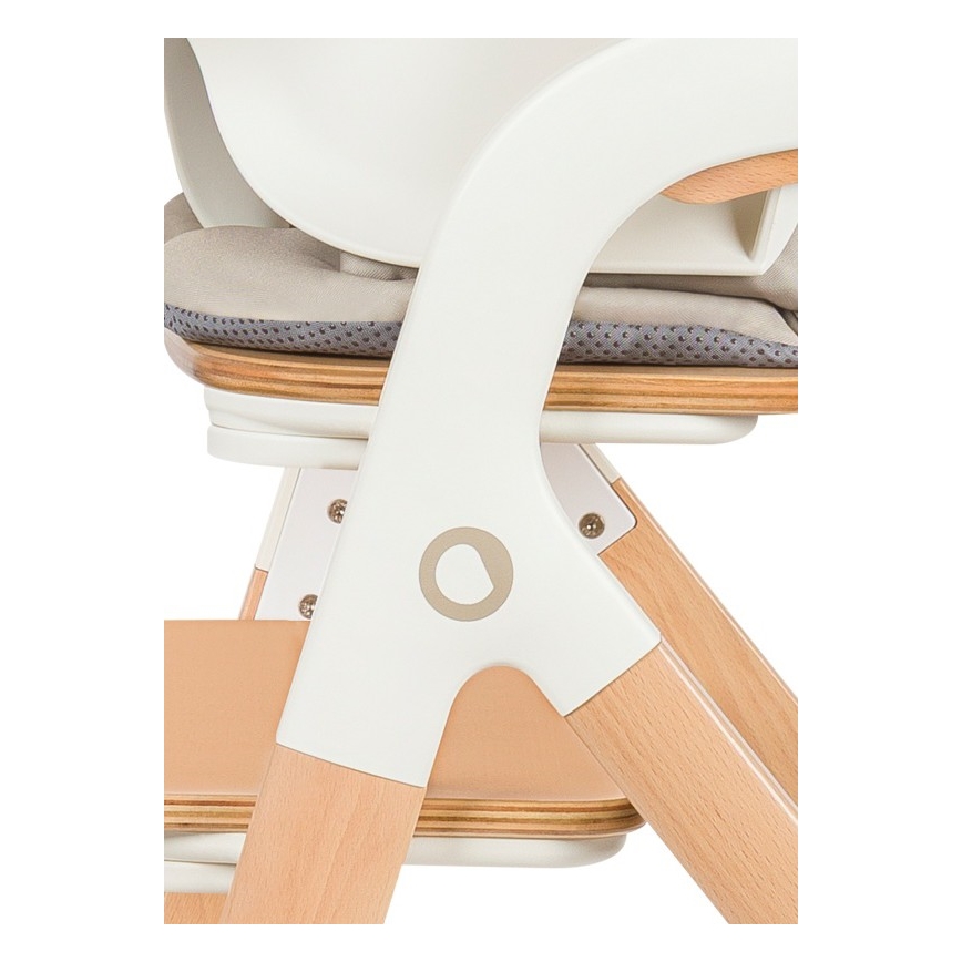 Lionelo - Bērnu barošanas krēsls 3 vienā MEGAN White Wood