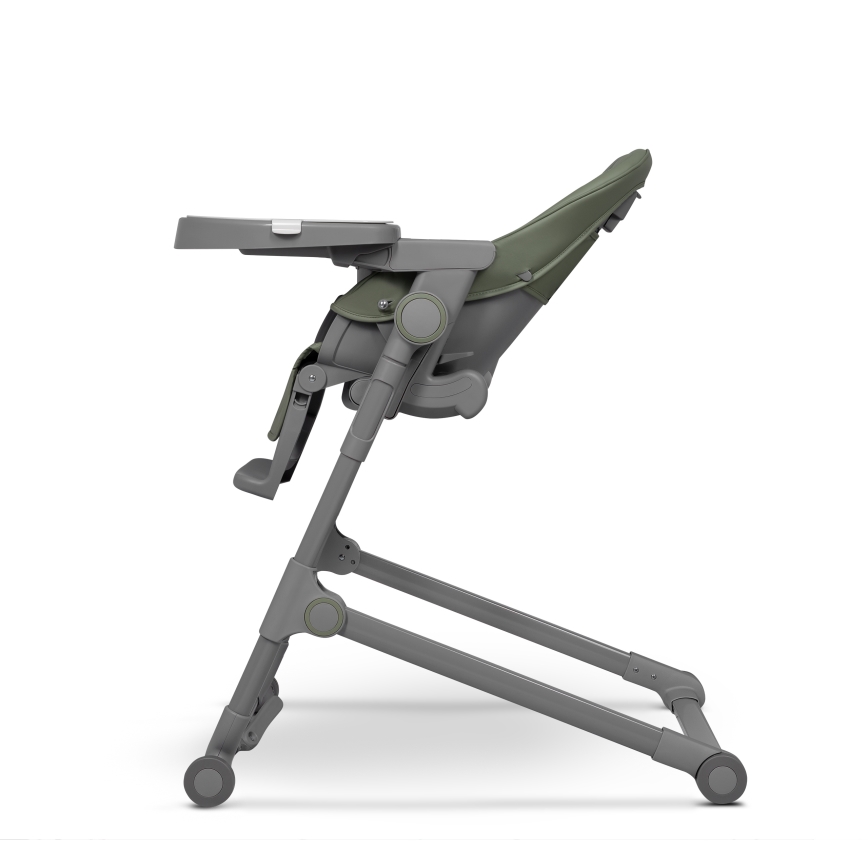 Lionelo - Bērnu ēdamkrēsls 2 vienā CORA PLUS olīvzaļš