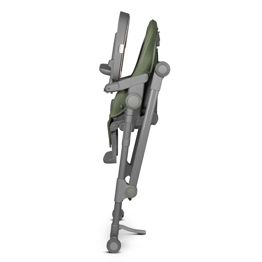 Lionelo - Bērnu ēdamkrēsls 2 vienā CORA PLUS olīvzaļš