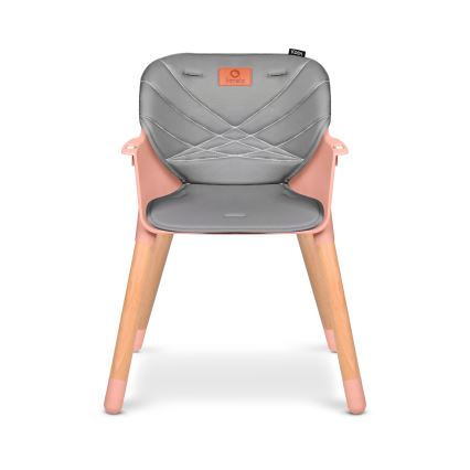 Lionelo - Bērnu ēdamkrēsls 2v1 KOEN Pink Rose