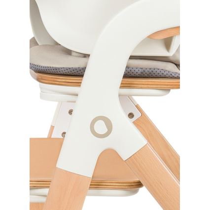 Lionelo - Bērnu ēdamkrēsls 3‑vienā MEGAN White Wood