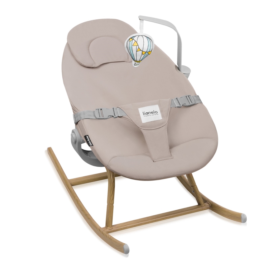Lionelo - Bērnu ēdamkrēsls 4 vienā DALIA SET Grey Stone Natural