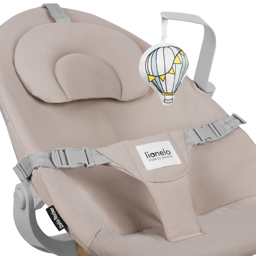 Lionelo - Bērnu ēdamkrēsls 4 vienā DALIA SET Grey Stone Natural
