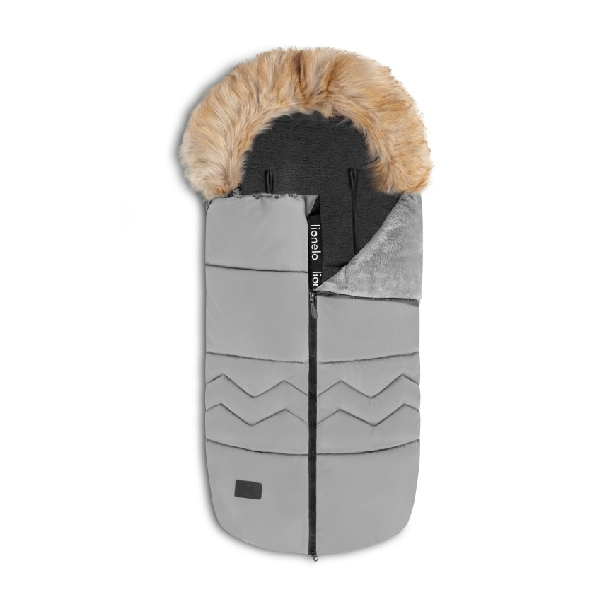 Lionelo - Bērnu guļammaiss FRODE Grey Dove