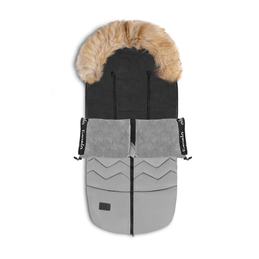 Lionelo - Bērnu guļammaiss FRODE Grey Dove