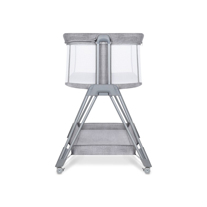 Lionelo - Bērnu gultiņa 2 vienā LUNA pelēka