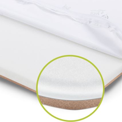 Lionelo - Bērnu gultiņa 2in1 LUNA pelēka