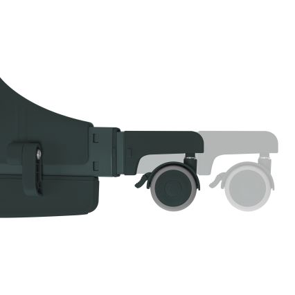 Lionelo - Bērnu gultiņa 3-in-1 JODIE, zaļa/grafīta