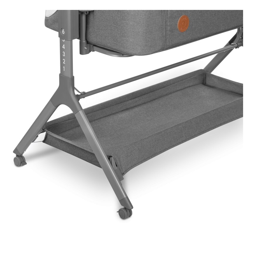 Lionelo - Bērnu gultiņa 3-in-1 LEONIE PLUS pelēka