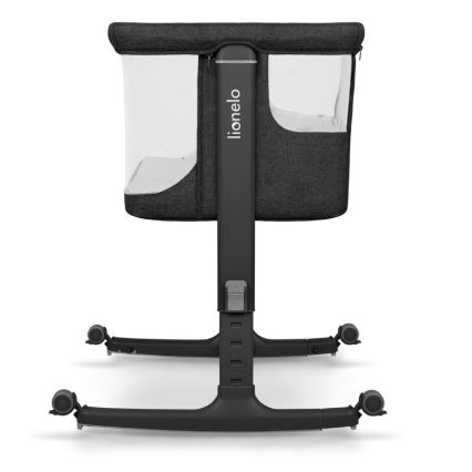 Lionelo - Bērnu gultiņa 3 vienā AURORA melna