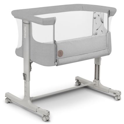 Lionelo - Bērnu gultiņa 3 vienā AURORA, pelēka