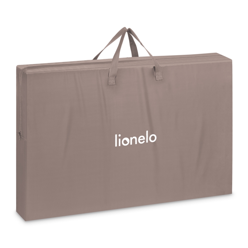 Lionelo - Bērnu gultiņa 3 vienā JODIE bēšs taupe