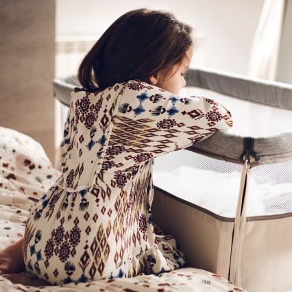 Lionelo - Bērnu gultiņa 3 vienā LEONIE pelēka/bēša