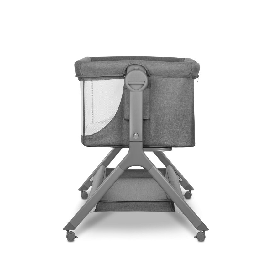 Lionelo - Bērnu gultiņa 3 vienā LEONIE PLUS pelēka