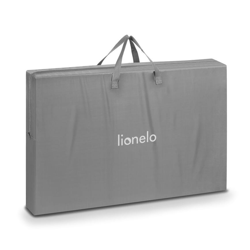 Lionelo - Bērnu gultiņa 3in1 AURORA pelēka