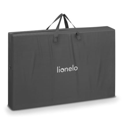 Lionelo - Bērnu gultiņa 3in1 AURORA tumši pelēka