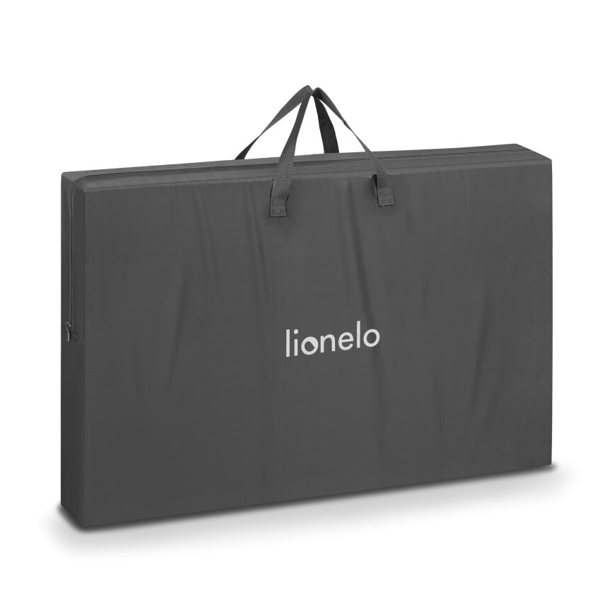 Lionelo - Bērnu gultiņa 3in1 AURORA tumši pelēka