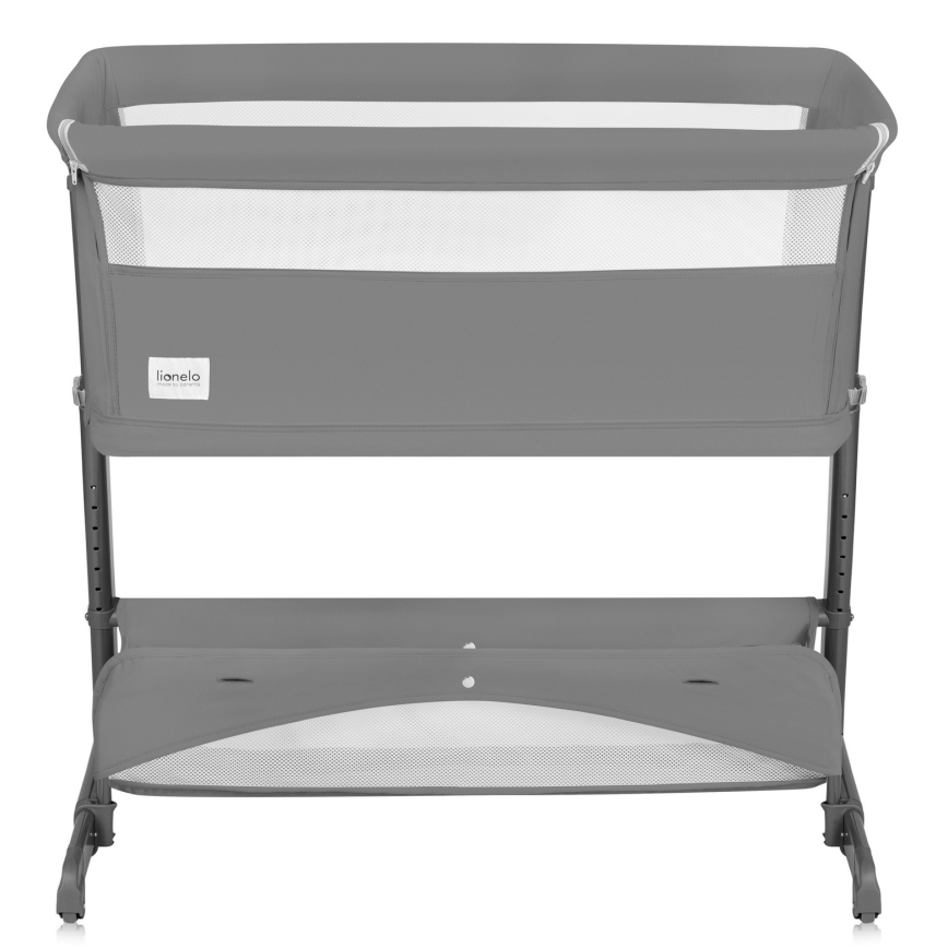 Lionelo - Bērnu gultiņa 5v1 THOMI PLUS Grey Concrete