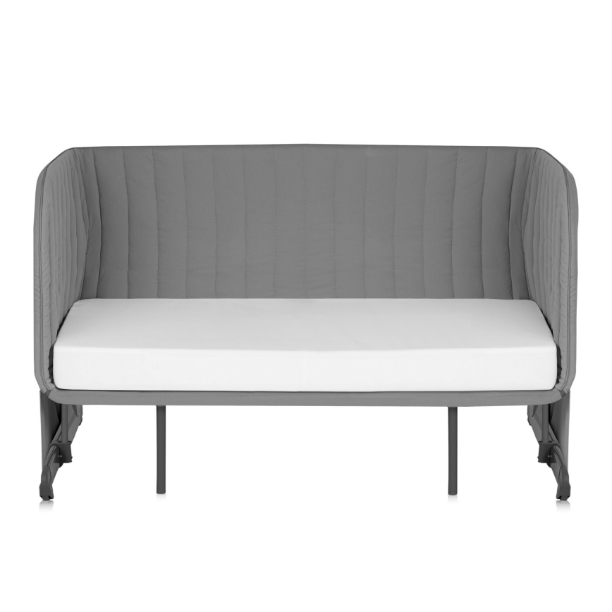 Lionelo - Bērnu gultiņa 5v1 THOMI PLUS Grey Concrete