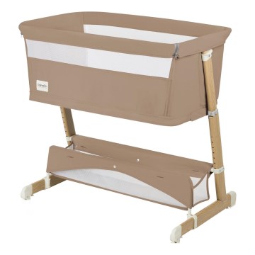 Lionelo - Bērnu gultiņa 5‑1 THOMI PLUS Beige Carmel