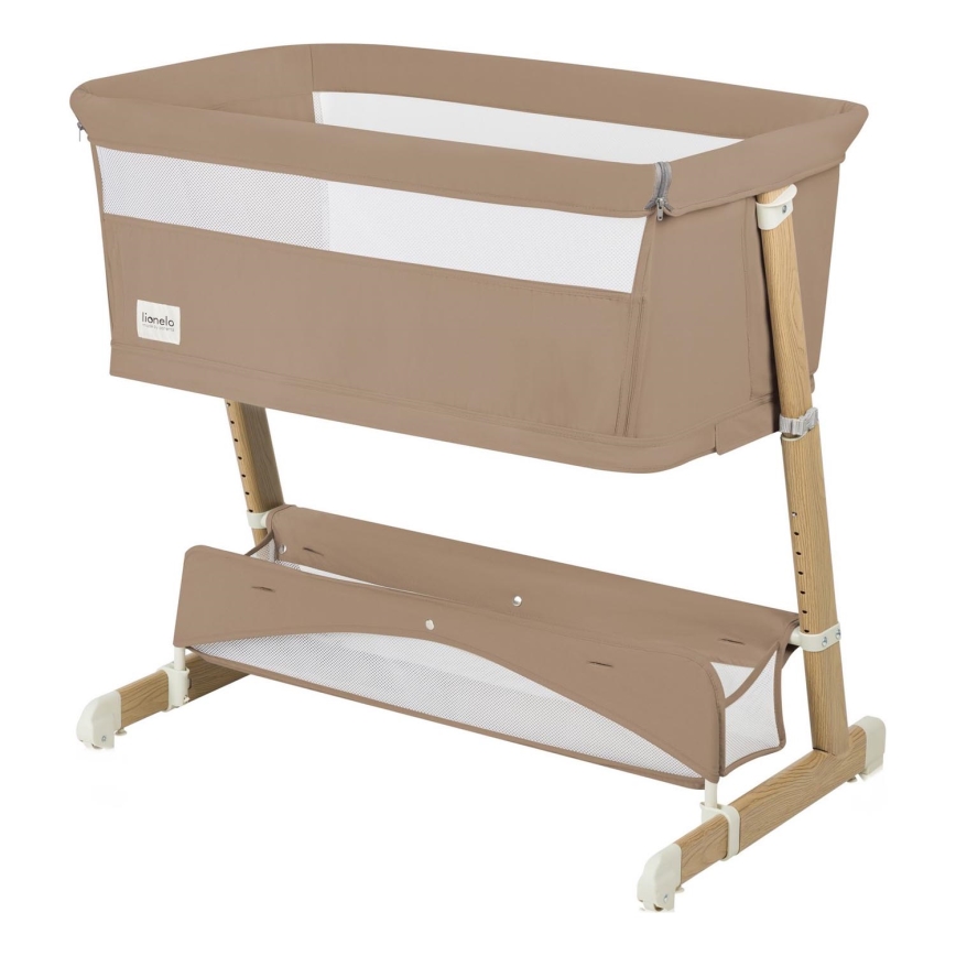 Lionelo - Bērnu gultiņa 5‑1 THOMI PLUS Beige Carmel