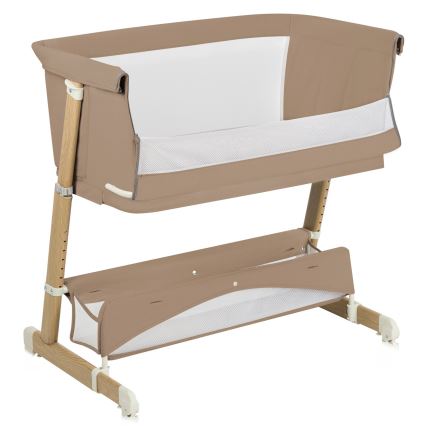 Lionelo - Bērnu gultiņa 5‑1 THOMI PLUS Beige Carmel
