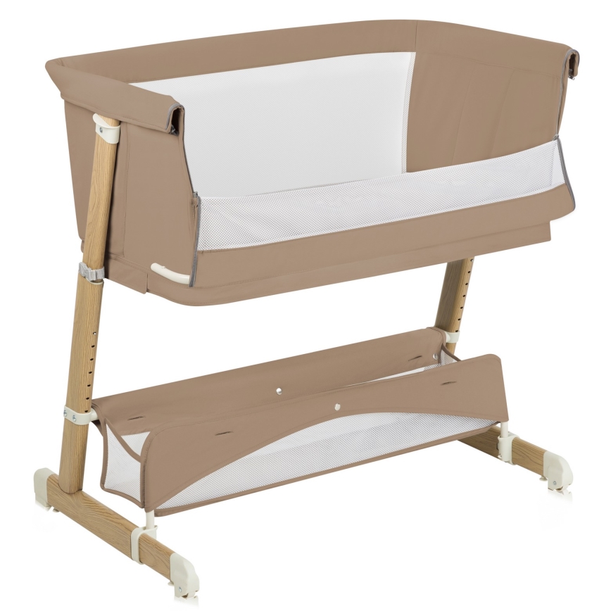 Lionelo - Bērnu gultiņa 5‑1 THOMI PLUS Beige Carmel