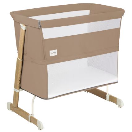 Lionelo - Bērnu gultiņa 5‑1 THOMI PLUS Beige Carmel
