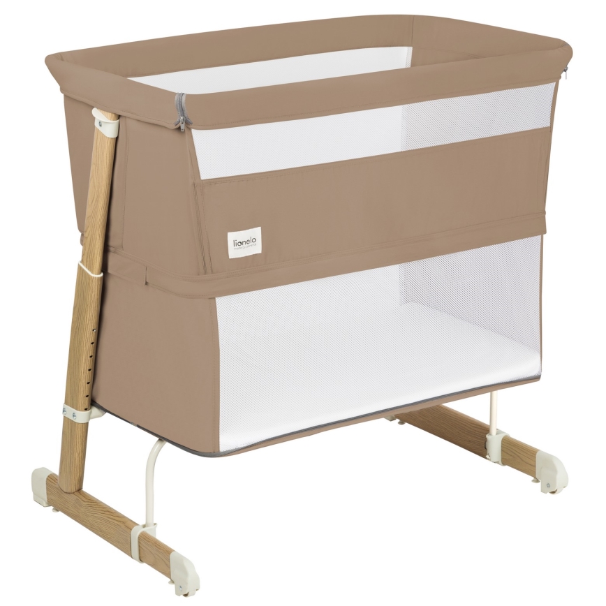 Lionelo - Bērnu gultiņa 5‑1 THOMI PLUS Beige Carmel