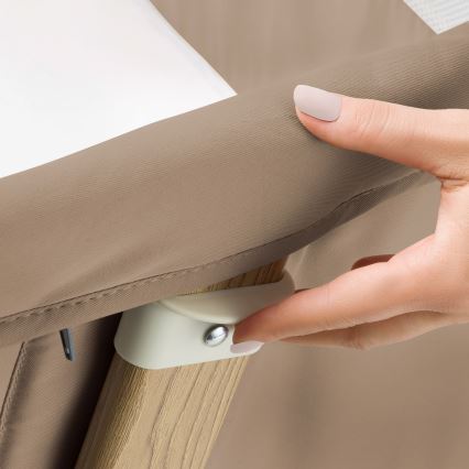 Lionelo - Bērnu gultiņa 5‑1 THOMI PLUS Beige Carmel