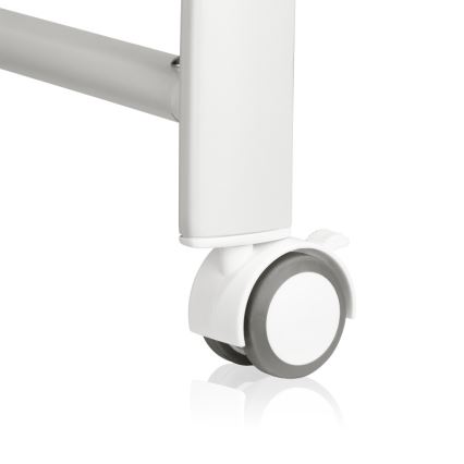 Lionelo - Bērnu gultiņa ar iebūvētu svara mērītāju CORAL White