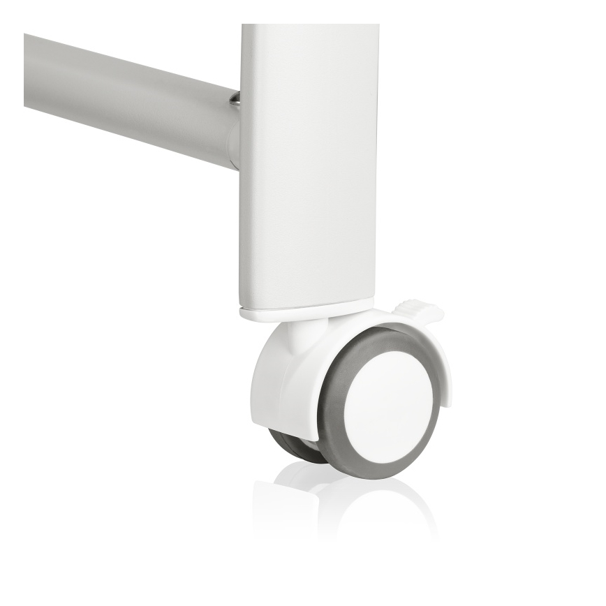 Lionelo - Bērnu gultiņa ar iebūvētu svara mērītāju CORAL White