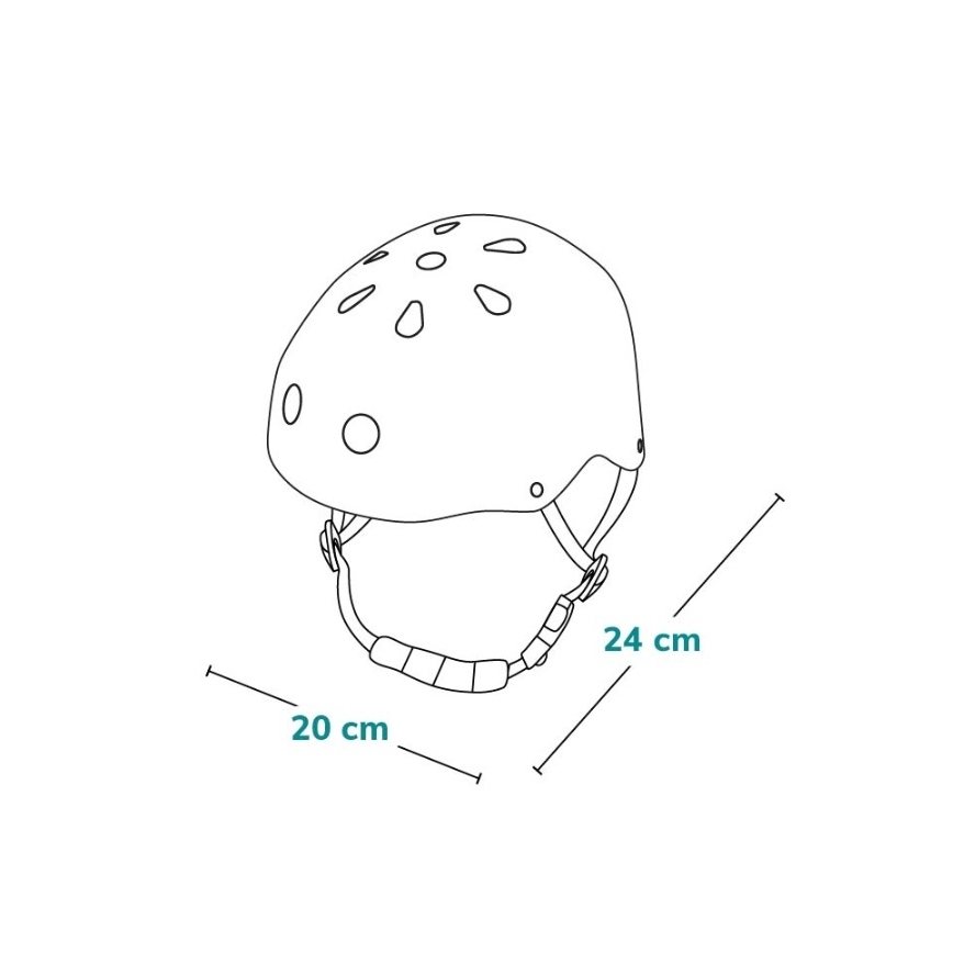 Lionelo - Bērnu ķivere HELMET Balta