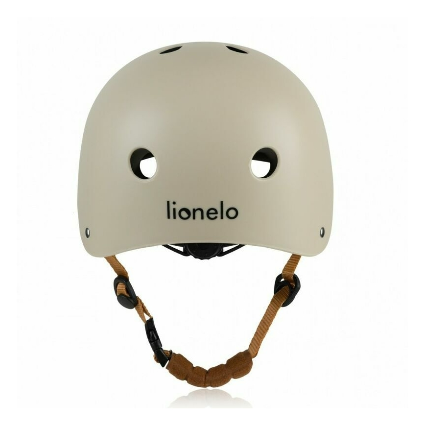 Lionelo - Bērnu ķivere HELMET Beige Sand