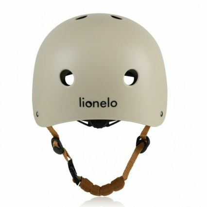 Lionelo - Bērnu ķivere HELMET Smilškrāsas