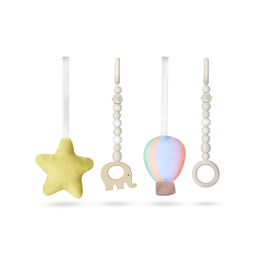 Lionelo - Bērnu koka vingrošanas stienis ANIS