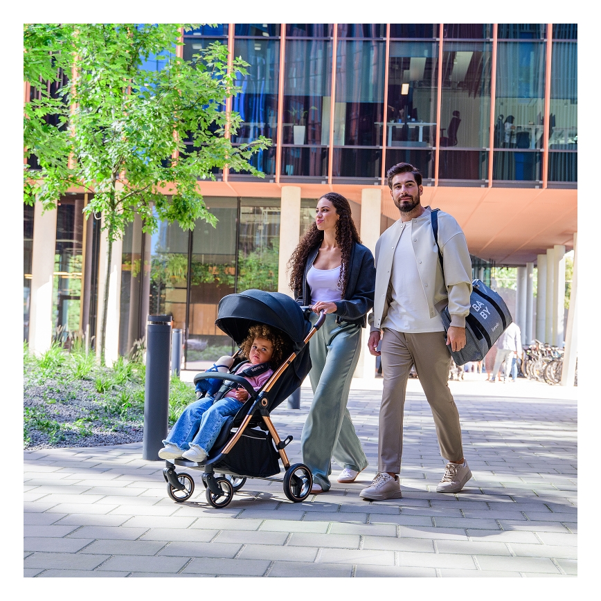 Lionelo - Bērnu rati INGRID melni