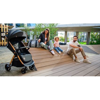 Lionelo - Bērnu rati INGRID melni