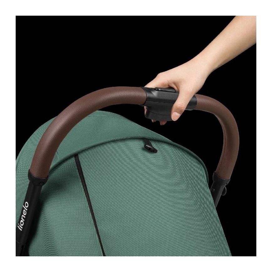 Lionelo - Bērnu rati INGRID zaļi/melni