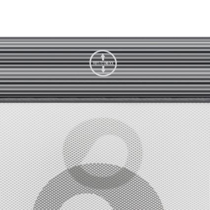 Lionelo - Bērnu rotaļu būris BONNIE Grey Stone