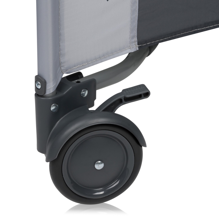 Lionelo - Bērnu rotaļu būris BONNIE Grey Stone