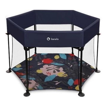 Lionelo - bērnu rotaļu būris ROEL tumši zils