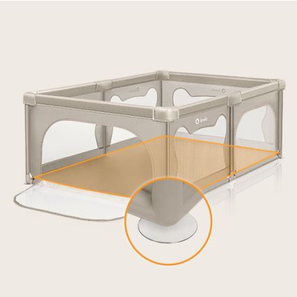 Lionelo - bērnu rotaļu būris WILLOW bēšs