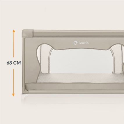 Lionelo - bērnu rotaļu būris WILLOW bēšs