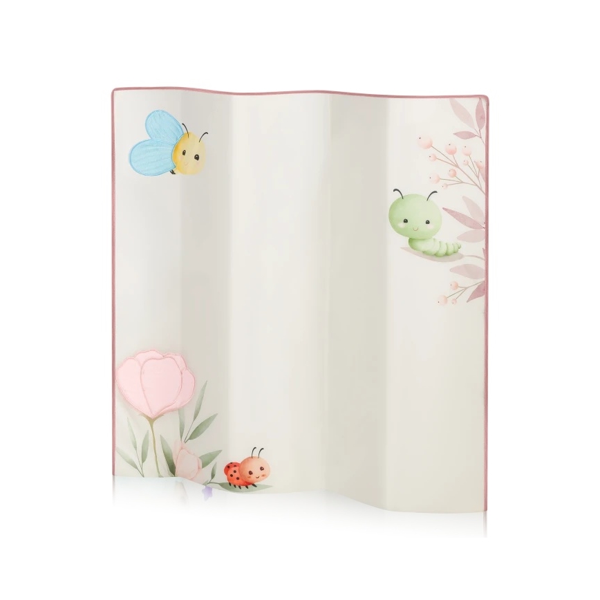 Lionelo - Bērnu rotaļu iežogojums MILLE PLUS rozā