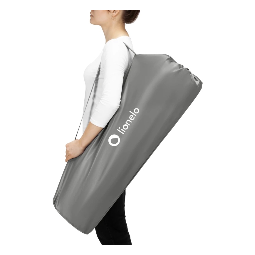 Lionelo - Bērnu rotaļu laukums ROEL PLUS, pelēks / daudzkrāsains