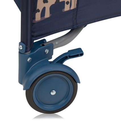 Lionelo - Bērnu rotaļu nožogojums BONNIE Blue Navy